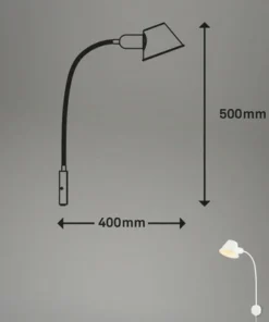 BRILONER Wandlamp Brello Wit Mat -Binnenverlichting Verkoopwinkel DV 8 10579802 01 4c DE 20220715174656