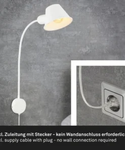 BRILONER Wandlamp Brello Wit Mat -Binnenverlichting Verkoopwinkel DV 8 10579802 02 4c DE 20220715174656