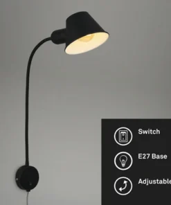 BRILONER Wandlamp Brello Zwart Mat -Binnenverlichting Verkoopwinkel DV 8 10579809 04 4c DE 20220715171754