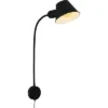 BRILONER Wandlamp Brello Zwart Mat