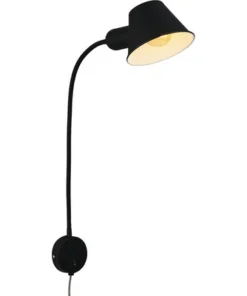 BRILONER Wandlamp Brello Zwart Mat