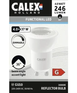 CALEX LED Lamp GU10/4W Reflectorvorm Warmwit Wit