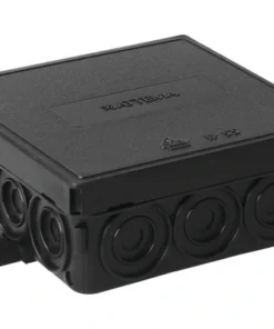 ATTEMA Kabeldoos Met 12 Ingangen IP55 Zwart