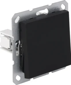 Q-LINK F-Line Inbouwelement Kruisschakelaar Zwart