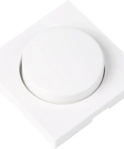 Q-LINK F-Line Centraalplaat Dimmerknop Polarwit