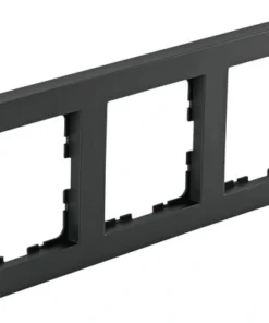 Q-LINK F-Line Afdekraam 3-voudig Zwart