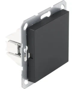 Q-LINK F-Line Inbouwelement Blindplaat Zwart