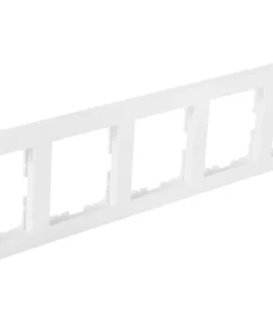 Q-LINK F-Line Afdekraam 5-voudig Polarwit