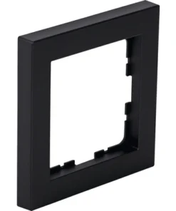 Q-LINK F-Line Afdekraam 1-voudig Zwart