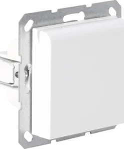 Q-LINK F-Line Inbouw Wandcontactdoos Met Klep 1-voudig RA Polarwit