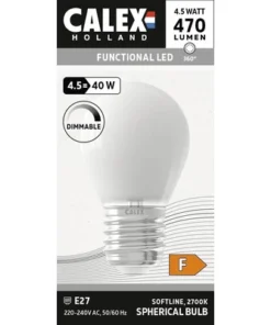CALEX LED Lamp E27/4,5W P45 Warmwit Softline