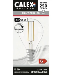 CALEX LED Lamp E14/3,5W P45 Warmwit Helder