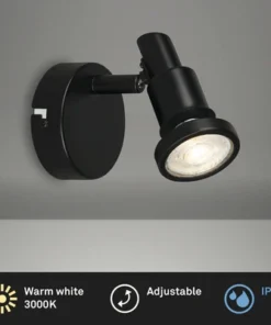 BRILONER LED Opbouwspot Flamo 1-lichts Zwart -Binnenverlichting Verkoopwinkel DV 8 10591679 04 4c DE 20220819144653