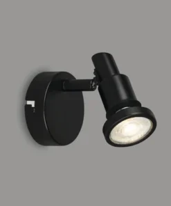 BRILONER LED Opbouwspot Flamo 1-lichts Zwart -Binnenverlichting Verkoopwinkel DV 8 10591679 05 4c DE 20220819144653