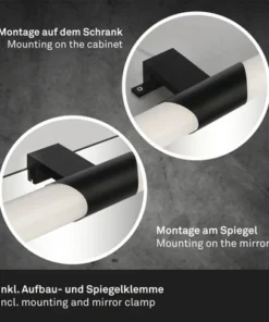 BRILONER LED Spiegellamp Klak Horizontaal 32 Cm Zwart -Binnenverlichting Verkoopwinkel DV 8 10591723 02 4c NL 20220819151659