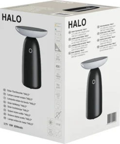 LED Solar Tafellamp Halo Met USB-C Zwart -Binnenverlichting Verkoopwinkel DV 8 10592259 01 4c DE 20230317194658