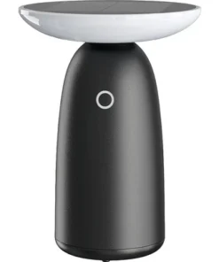 LED Solar Tafellamp Halo Met USB-C Zwart