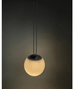 LED Solar Hanglamp Met Bol Ø 20 Cm RGBW