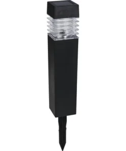 LED Solar Buitenlamp Op Spies 39 Cm Zwart