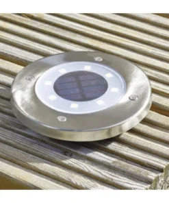 LED Solar Prikspot Ø 12 Cm Zilver, 4 Stuks -Binnenverlichting Verkoopwinkel DV 8 10592355 03 4c DE 20230320131759