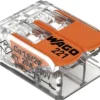 WAGO Verbindingsklem Compact 221-412, 16 Stuks