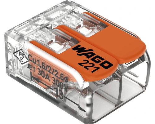 WAGO Verbindingsklem Compact 221-612, 10 Stuks 1 WAGO Verbindingsklem Compact 221-612, 10 Stuks