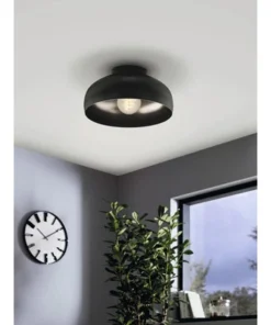EGLO Plafondlamp Mogano-2 Ø 28 Cm Zwart