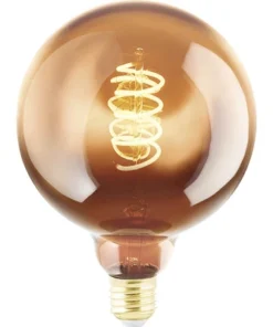 EGLO LED Filament Lamp E27/4W G125 Koper