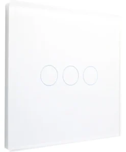 ONE TWO TOUCH Bedieningspaneel 1x Triple Glas Wit