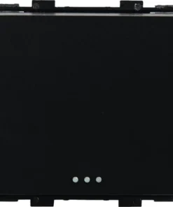 ONE TWO TOUCH Inbouwelement Pulsschakelaar Zwart