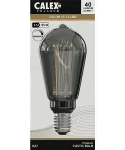 CALEX LED Lamp Crown E27/3,5W ST64 Warmwit Titanium