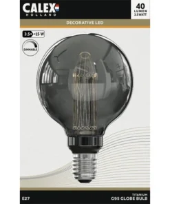 CALEX LED Lamp Crown E27/3,5W G95 Warmwit Titanium