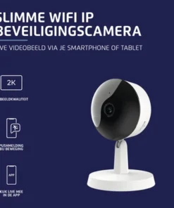 KLIKAANKLIKUIT® Slimme Wifi IP Camera Indoor IPCAM-2600 Wit -Binnenverlichting Verkoopwinkel DV 8 10624435 01 4c NL 20221206165611