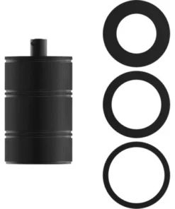 CALEX Lamphouder E27 3-rings Mat Zwart