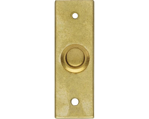 INTERSTEEL Deurbel Rechthoekig Smal Messing Getrommeld 1 INTERSTEEL Deurbel Rechthoekig Smal Messing Getrommeld