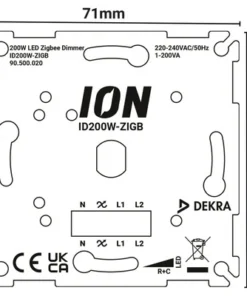 ION INDUSTRIES LED Zigbee Dimmer 0,3-200 W -Binnenverlichting Verkoopwinkel DV 8 10675396 01 4c NL 20230310051655