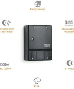 STEINEL Schemerschakelaar NightMatic 2000 Zwart 11 STEINEL Schemerschakelaar NightMatic 2000 Zwart -Binnenverlichting Verkoopwinkel DV 8 3077223 04 4c DE 20190906051652