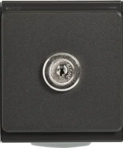 Opbouw Wandcontactdoos (wcd) 1-voudig Met Slot RA IP54 , Lichtgrijs/donkergrijs Spatwaterdicht