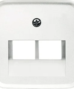 BUSCH-JAEGER Reflex Afdekplaat UAE/ISDN 2x 8-polig Polar Wit