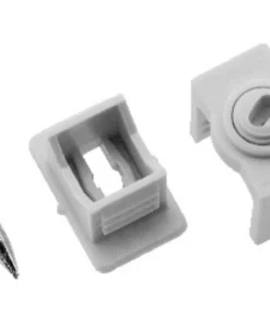 Drukzadel Verstelbaar 6-16 Mm Met Spijker Kunststof Grijs, 10 Stuks