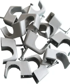 Kabelclip Rond 10-14 Mm Grijs, 100 Stuks