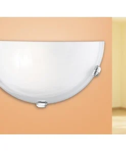 EGLO Wandlamp Salome Halfrond 30 Cm Wit/chroom -Binnenverlichting Verkoopwinkel DV 8 4005868 01 4c DE 20120711123900