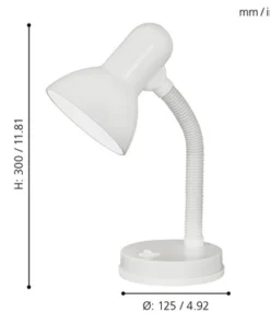 EGLO Bureaulamp Basic Wit -Binnenverlichting Verkoopwinkel DV 8 4006057 06 4c DE 20210211051751