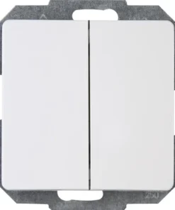 KOPP Paris Inbouw Basiselement Wisselschakelaar Wissel/wissel Met Bedieningswipper Wit