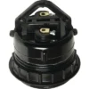 Fitting E27 Zwart Met Schroefdraad En Schroefring