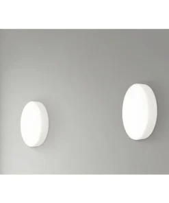 BRILLIANT Plafonniere Isar Ø 25 Cm Wit