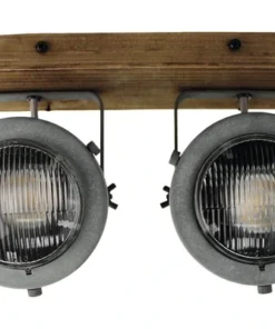 CHERICONI Plafondspot Bella 2-lichts Hout-betonlook 7 CHERICONI Plafondspot Bella 2-lichts Hout-betonlook -Binnenverlichting Verkoopwinkel DV 8 4610883 05 4c NL 20201229104755