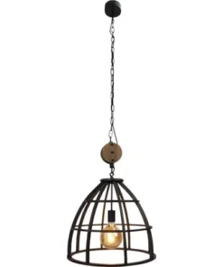 CHERICONI Hanglamp Aperto Ø 47 Cm Burned Steel