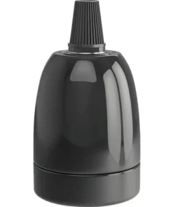 CALEX Fitting E27 Keramiek Zwart