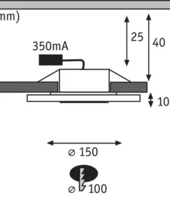 PAULMANN LED Inbouwspot Set Whirl Ø 150 Mm Gesatineerd Alu, 3 Stuks -Binnenverlichting Verkoopwinkel DV 8 4656185 01 4c NL 20220110134753